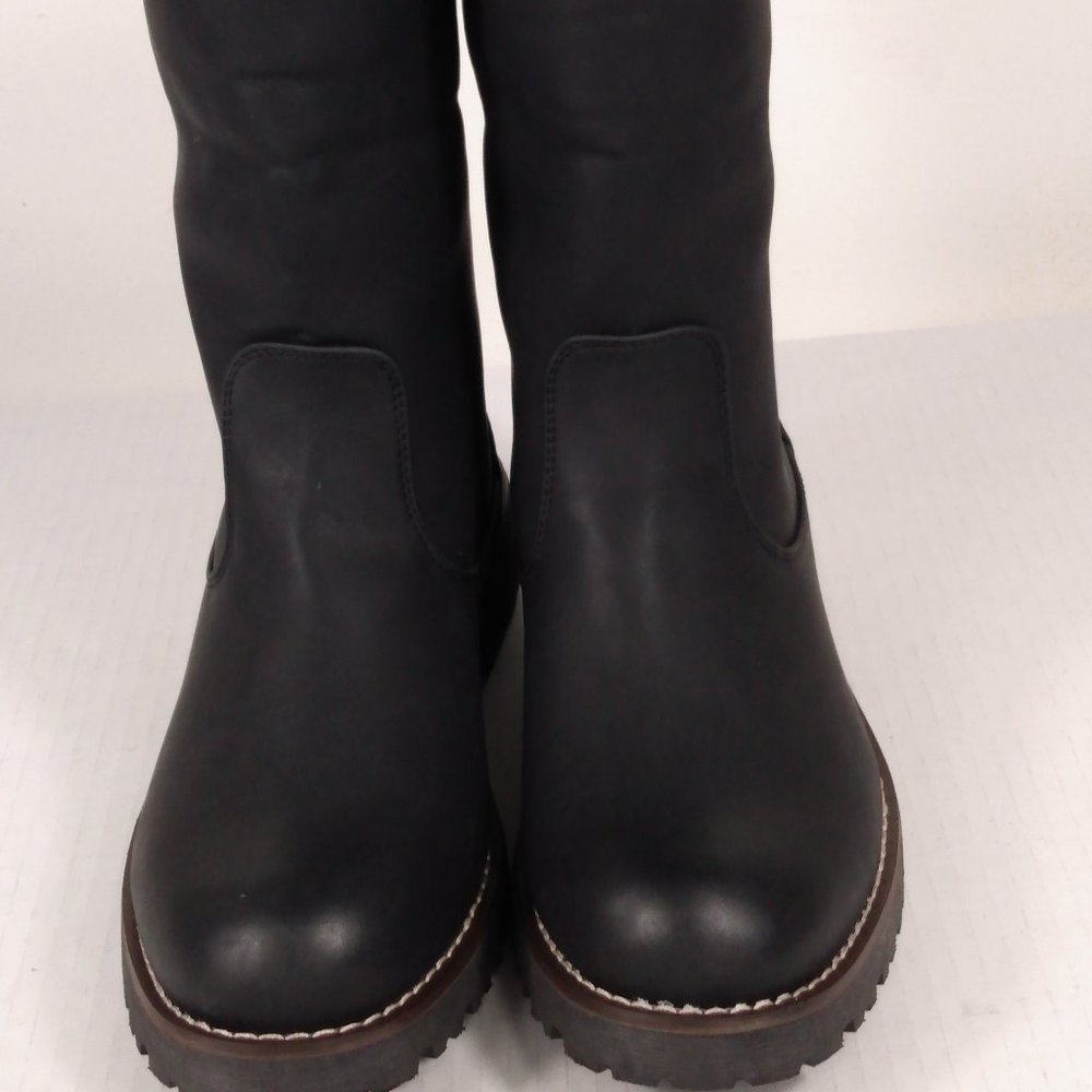 Olivia Miller Cozy Me Up Black Boots Size: 7.5M
